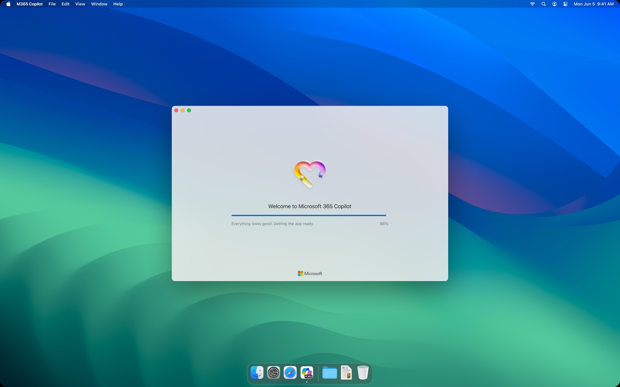 Microsoft 365 Copilot on macOS