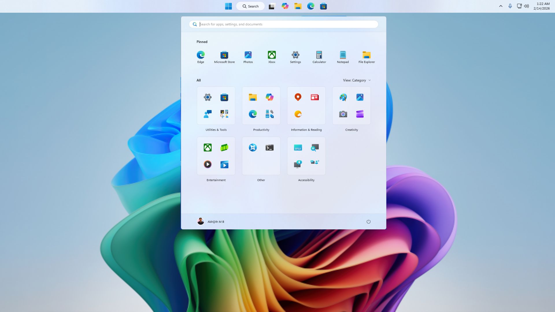 将任务栏置于顶部的视觉示意