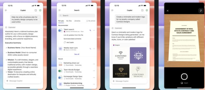 Microsoft 365 Copilot for mobile