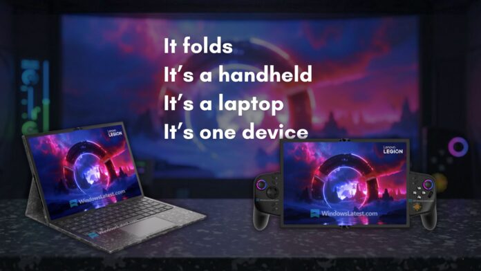 EXCLUSIVE leak of the Lenovo Legion Go Fold Concept