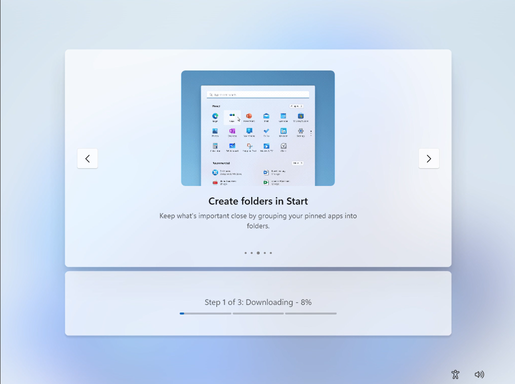 下载进行中,同时出现不同页面