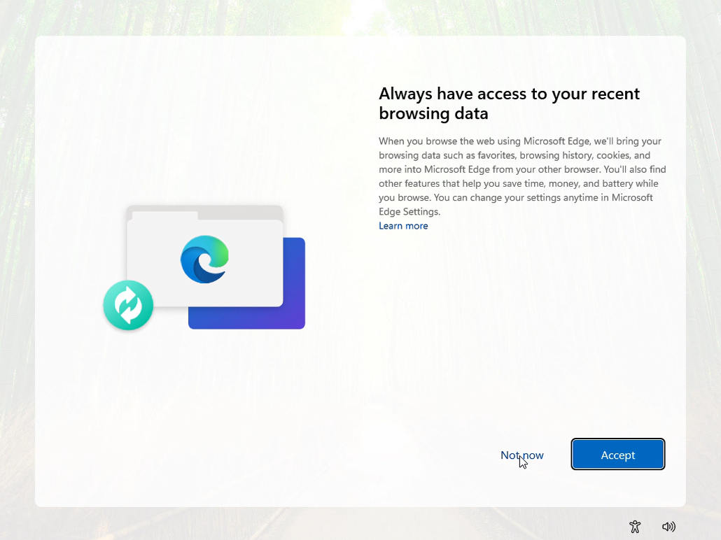 安装时微软请求访问最近浏览数据权限