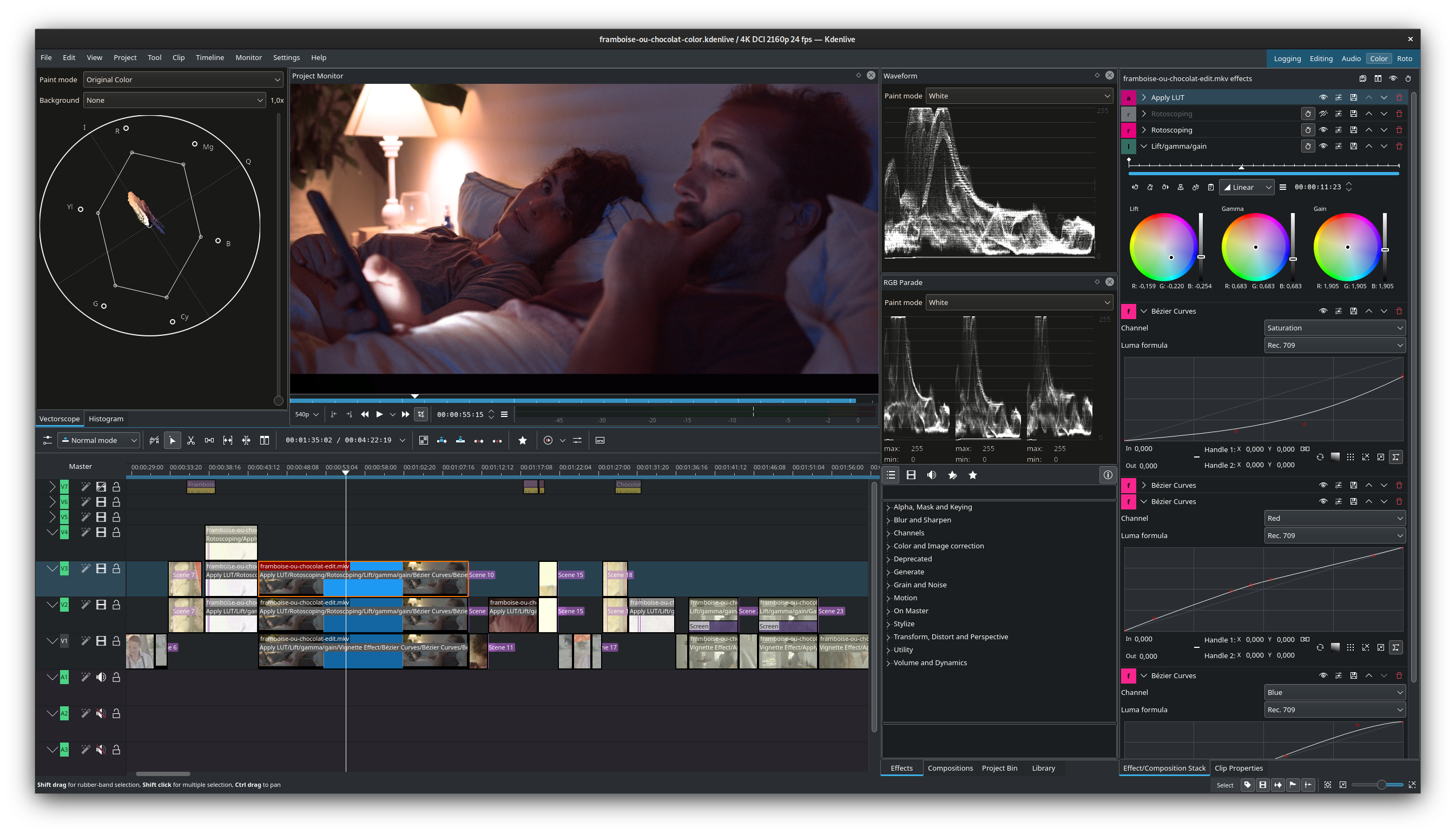 Kdenlive video editors