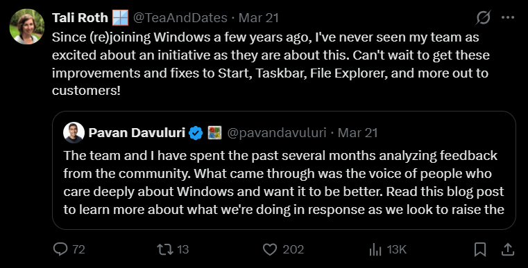 Tali Roth, Head of Product, says that the development team has never been this excited before