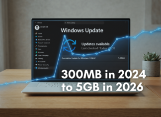 我调查了Windows 11每月巨大的5GB .msu更新，AI只是部分原因