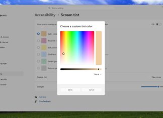 Windows 11隐藏的屏幕色调功能可用琥珀、蓝色、绿色等多种颜色柔化显示屏