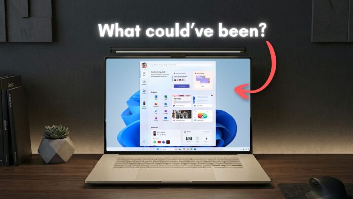 微软替代开始菜单设计原型在社交媒体上引起关注