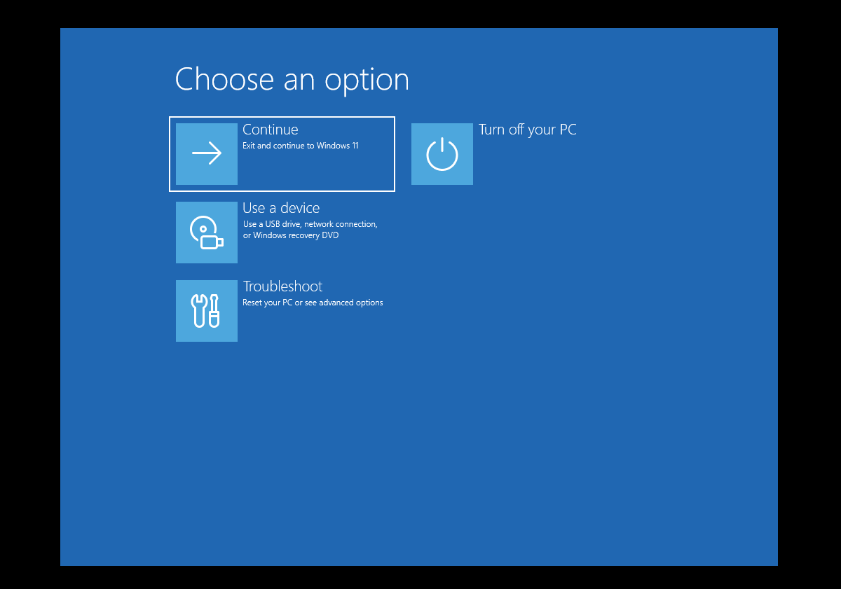 Windows Recover Environment looks like it is from the Windows 8 era