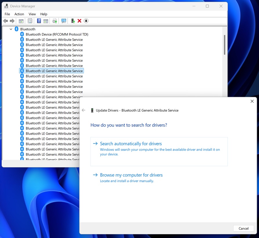 Device Manager in Windows 11