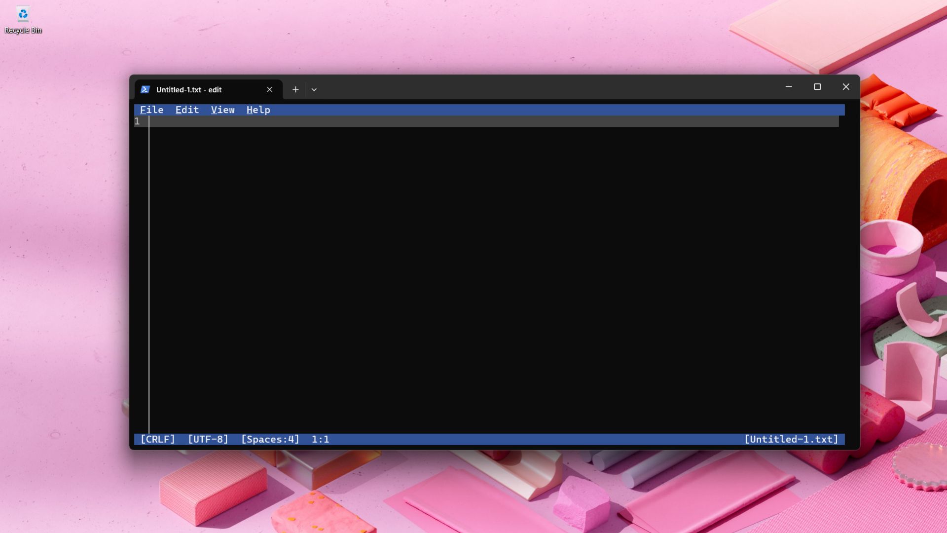 Edit CLI Editor for Windows 11