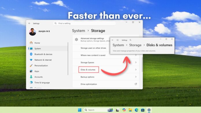 Major speed improvement to Windows 11 Storage settings page is here