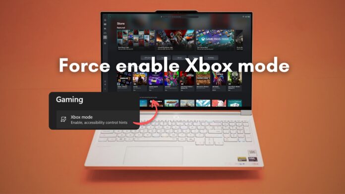 How to force enable Xbox mode if it doesn't show up in your PC after update