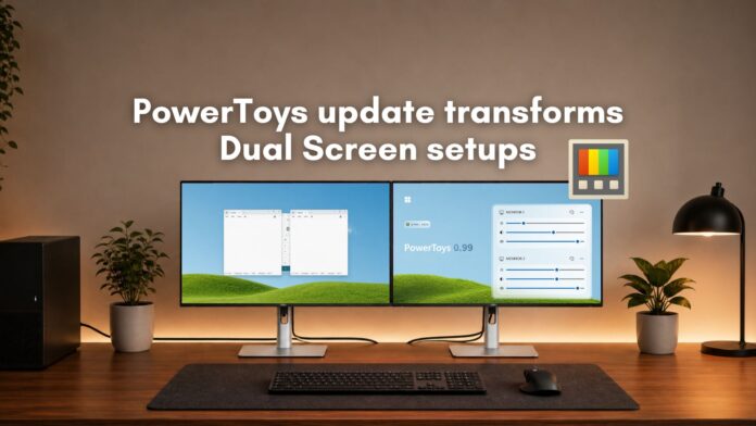 PowerToys adds Grab And Move and Power Display