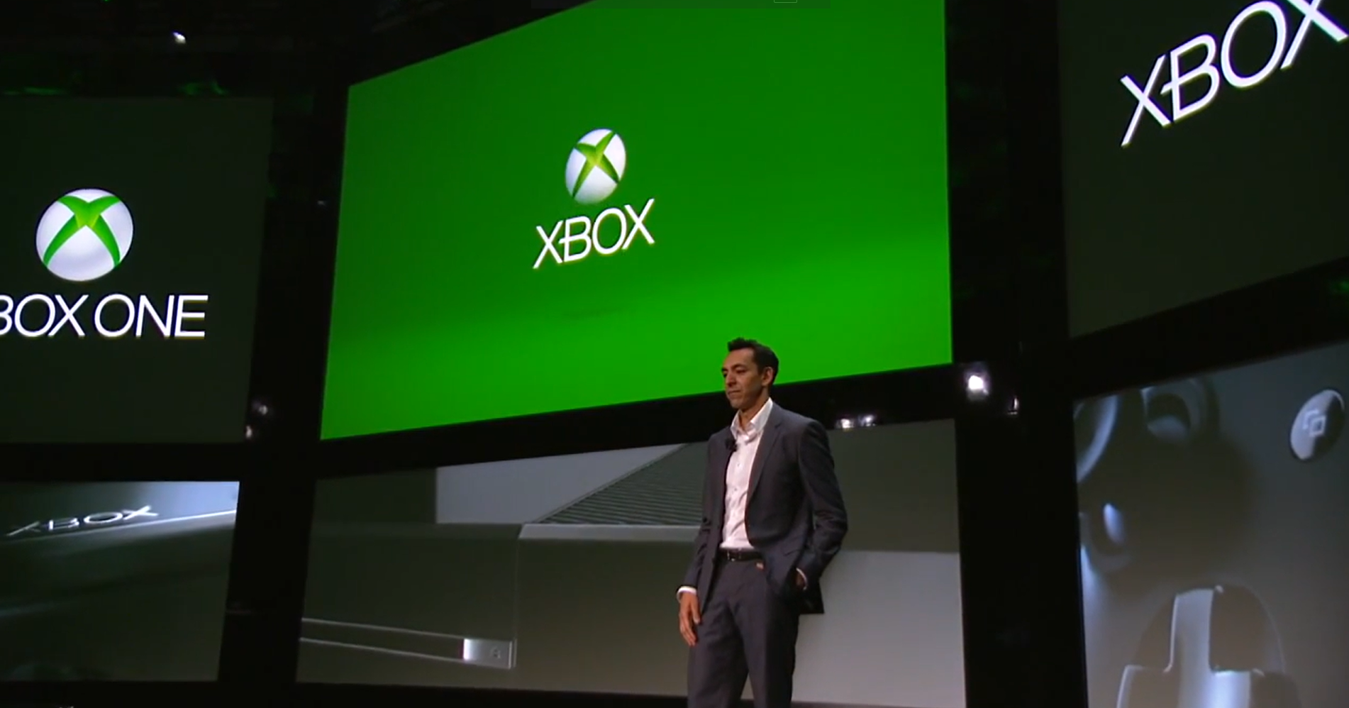 Yusuf Mehdi at the Xbox One reveal