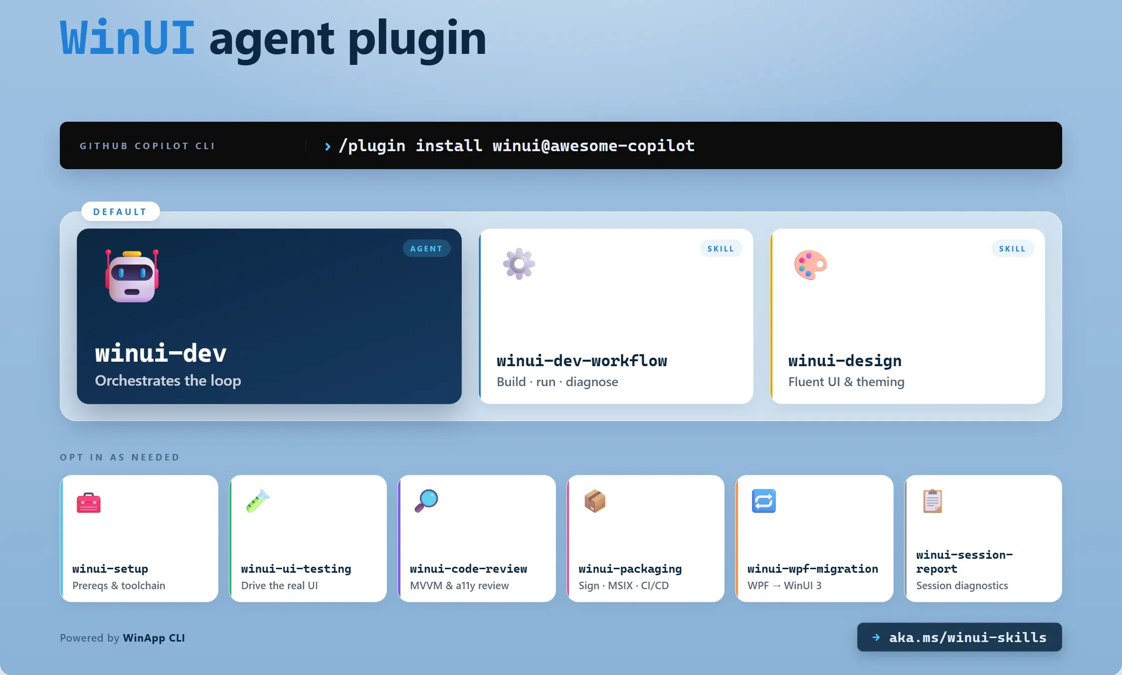 WinUI Agent Plugin