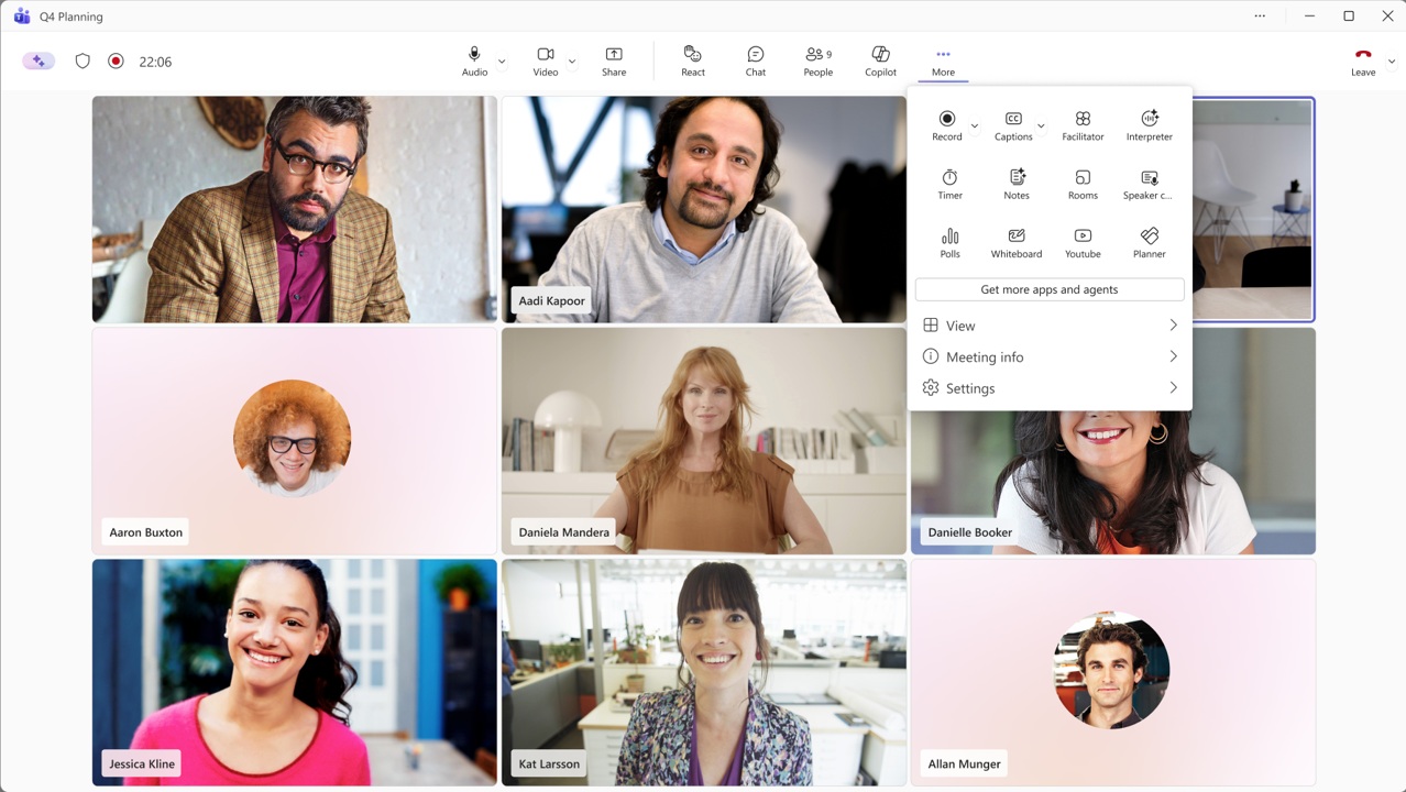 Microsoft Teams new meeting controls