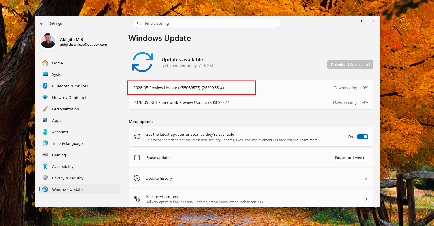 Windows 11发布预览更新