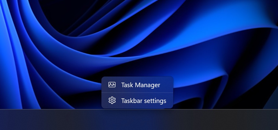 Windows 11任务栏右键菜单