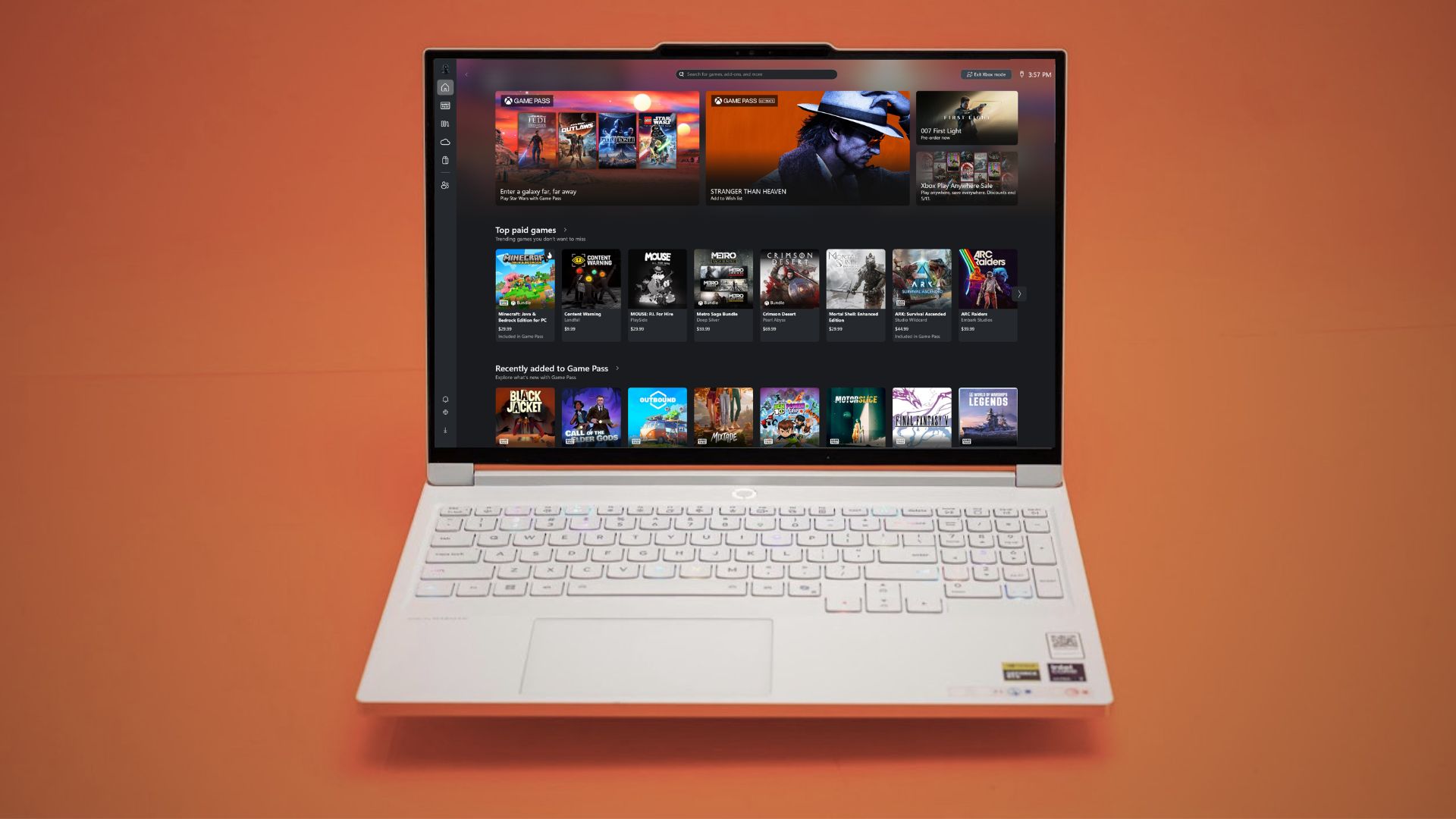 Windows 11 笔记本上的 Xbox 模式