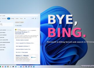 微软允许用户关闭 Windows 11 搜索中的必应，结束多年强制绑定