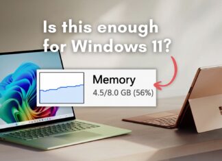 Microsoft admits 8GB RAM is fine for Windows 11, after years of pushing 16GB as the baseline