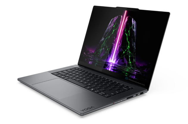 Side view of Lenovo Yoga Pro 9n