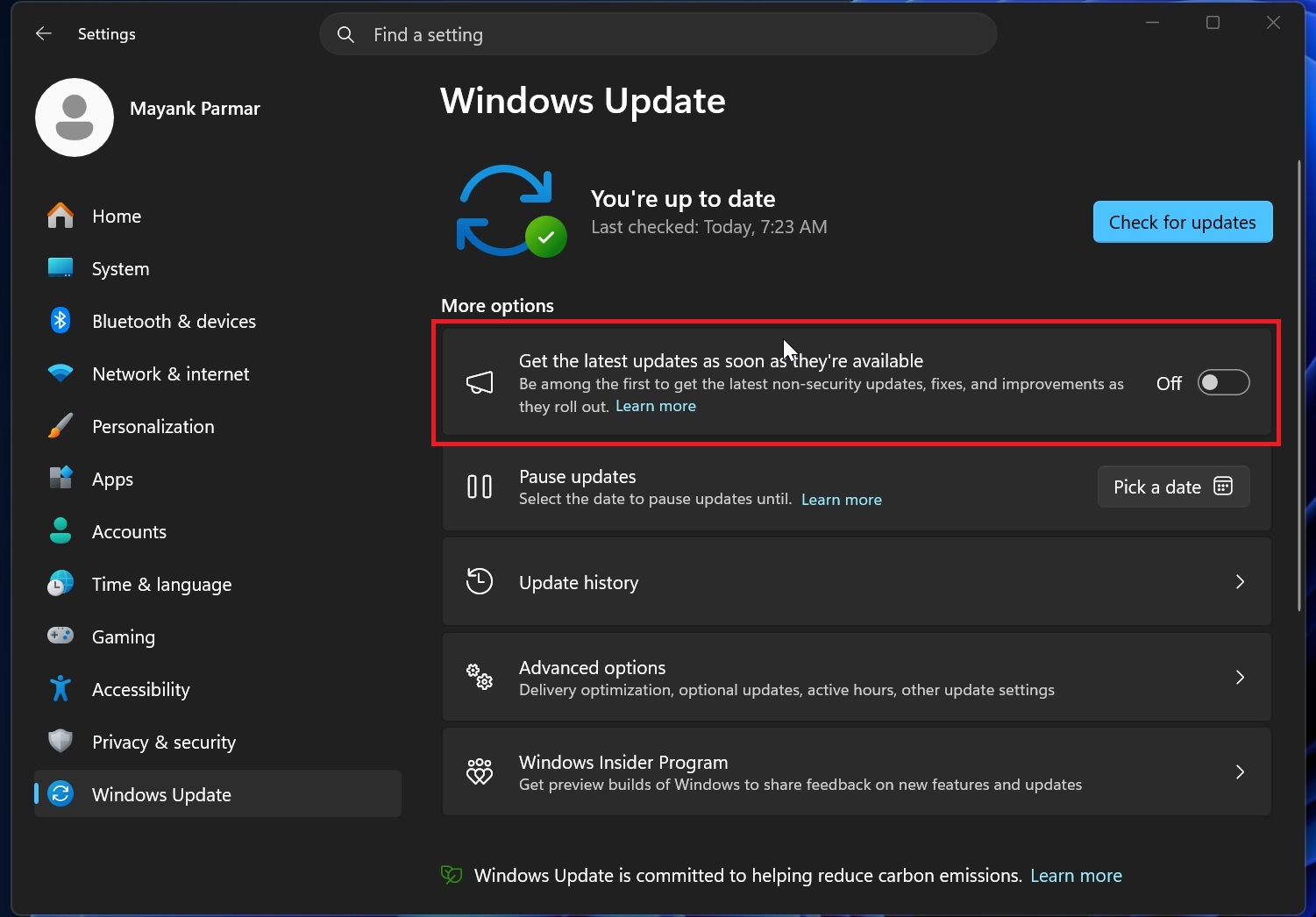 Get the latest updates as soon as they're available