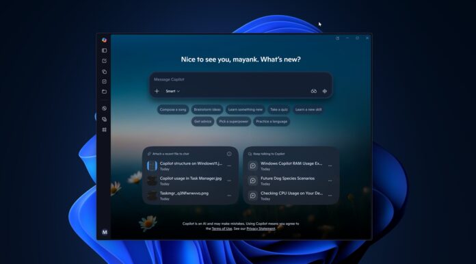 Copilot for Windows 11