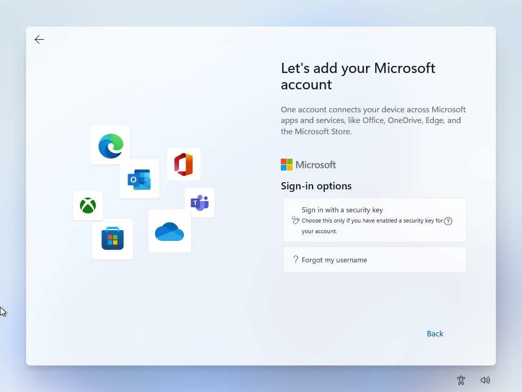 Windows 11 和微软账户