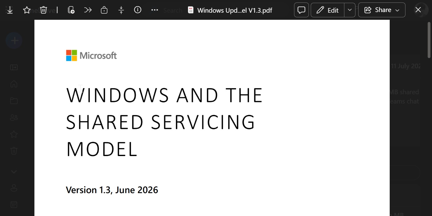 Web PDF Viewer in Microsoft Edge