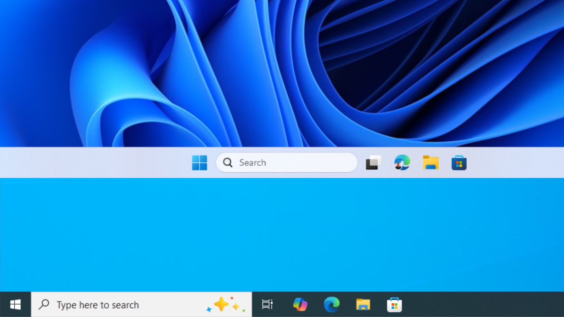 对比 Windows 11 和 Windows 10 任务栏