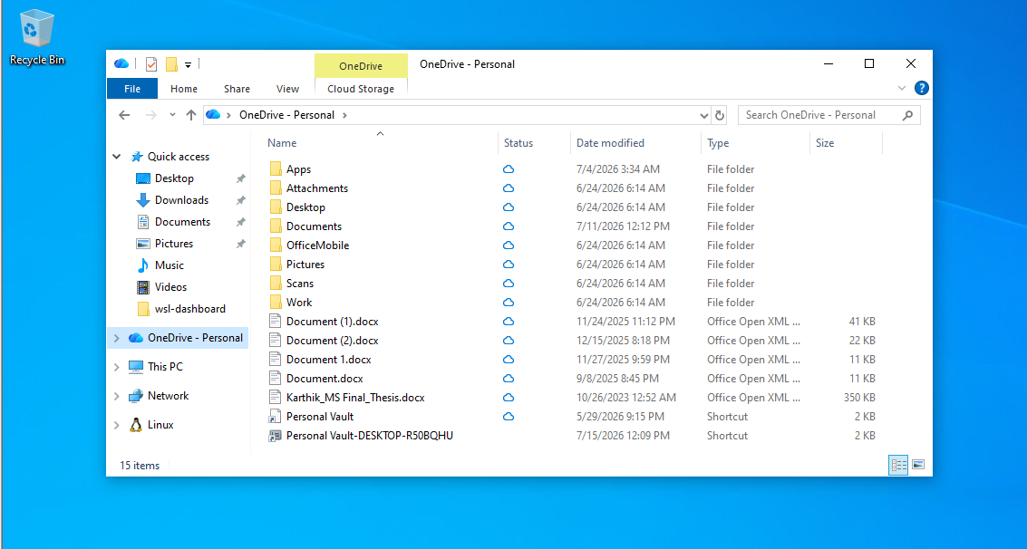 File Explorer in Windows 10