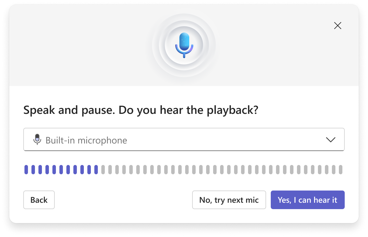 Teams Meeting Audio