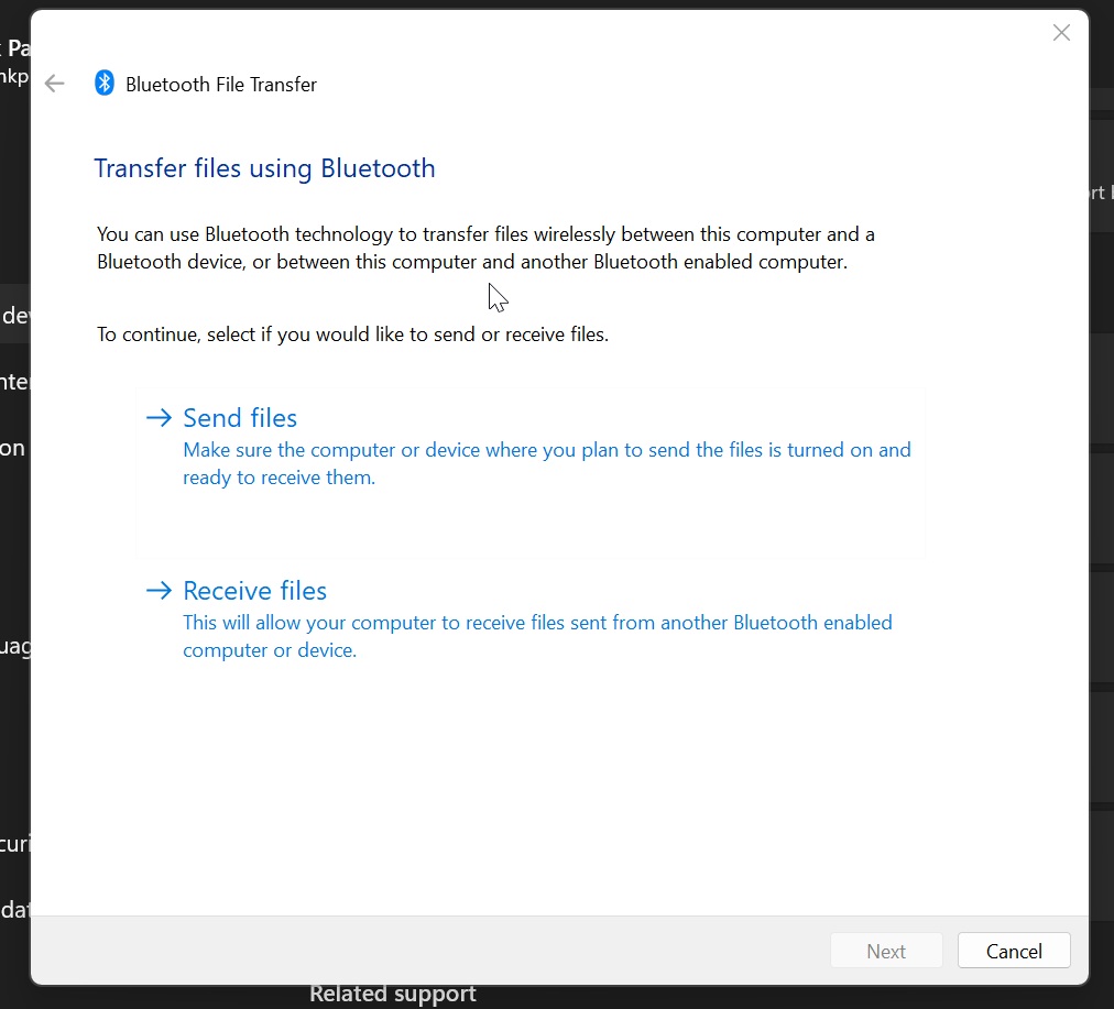 Windows 11 蓝牙对话框