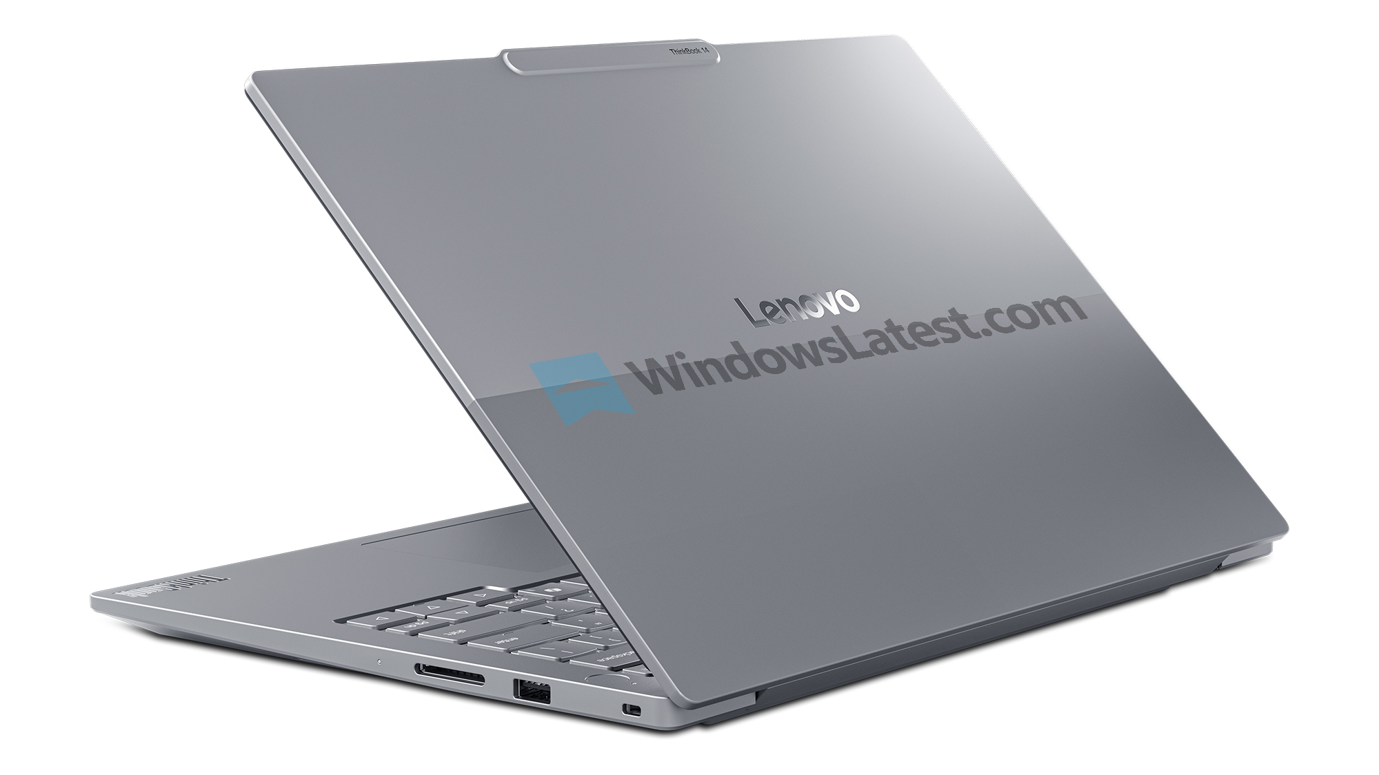 Lenovo ThinkBook 14 laptop rear view