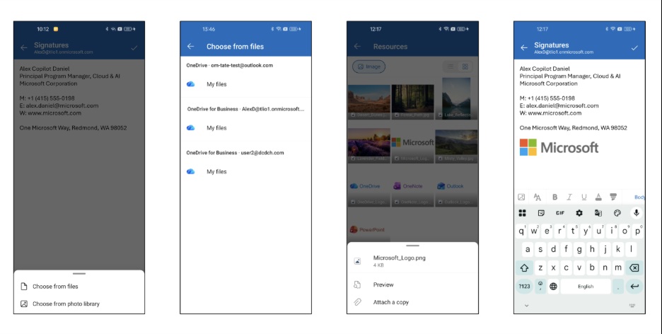 Outlook for Android and IOS with OneDrive integration