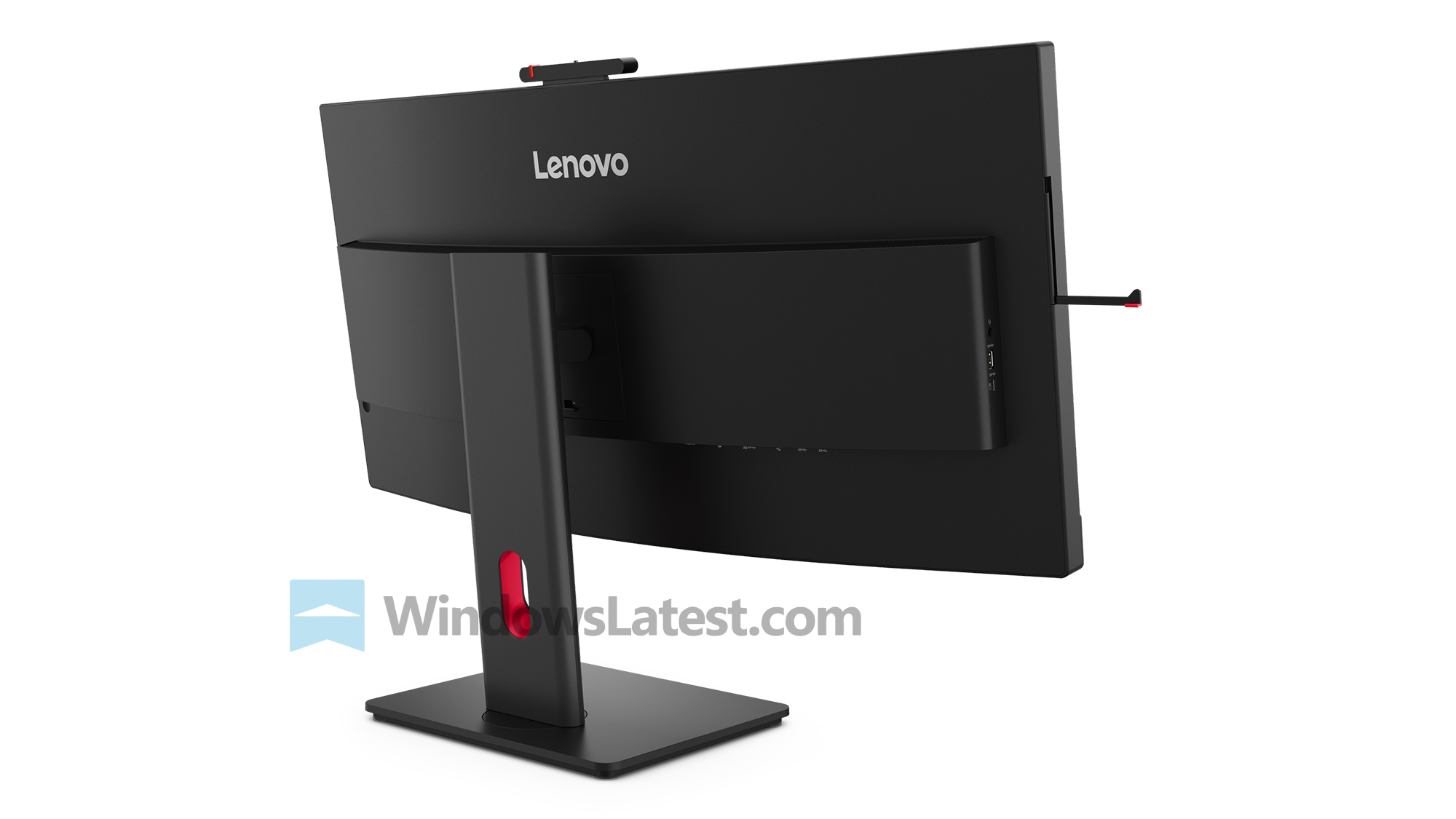 Lenovo ThinkVision t34wd 4v monitor rear view