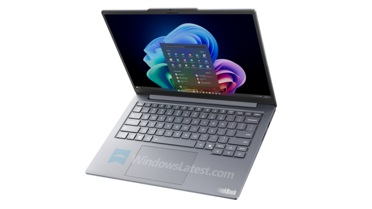 Lenovo ThinkBook 14 laptop front facing view