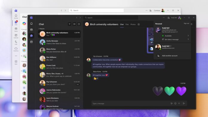 Microsoft Teams meeting update