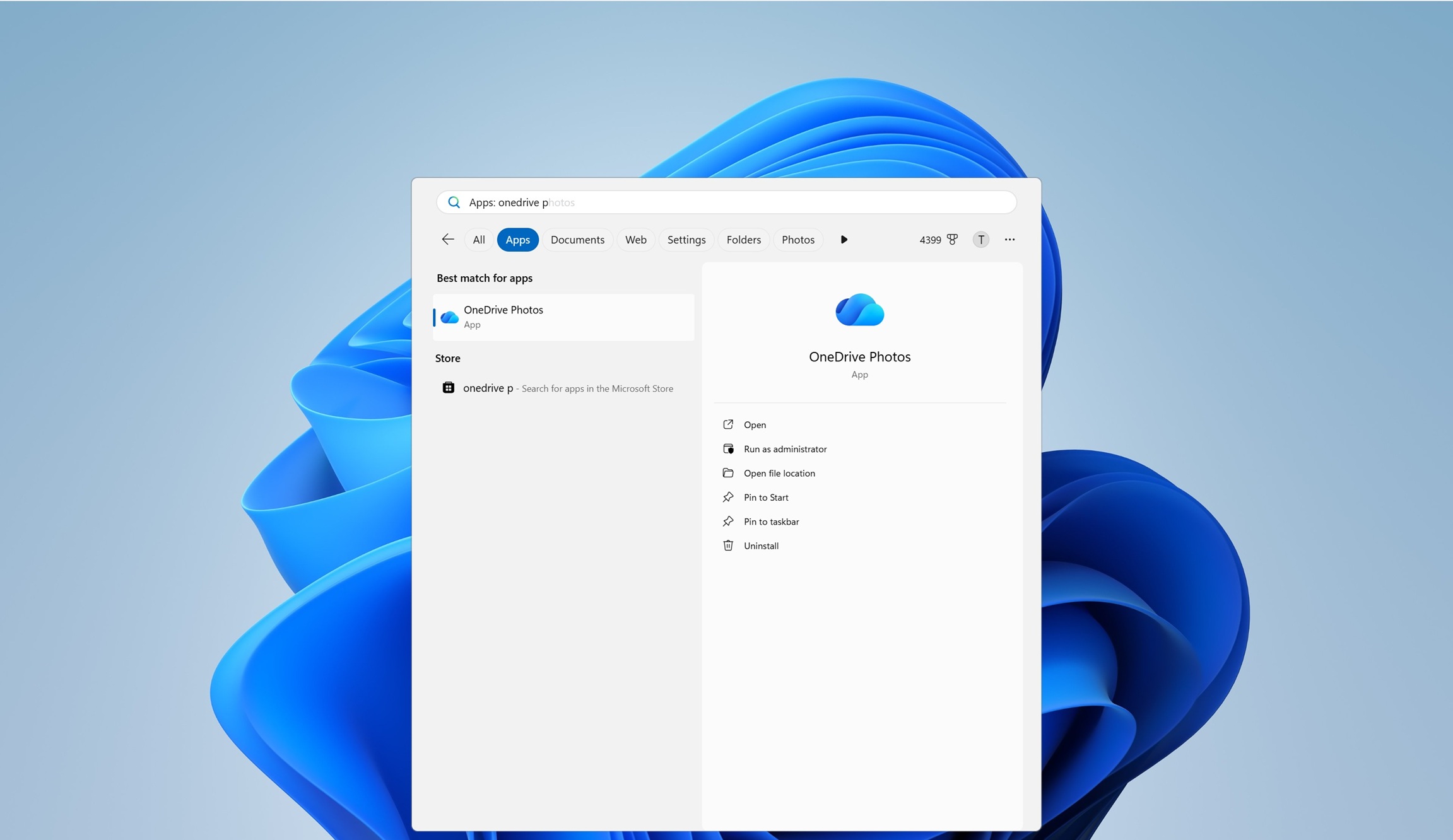 OneDrive Photos app