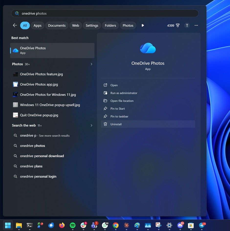 OneDrive Photos for Windows