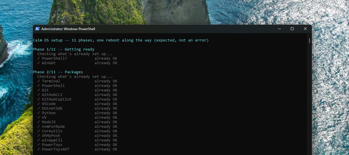 Windows Developer Config 安装的所有软件包