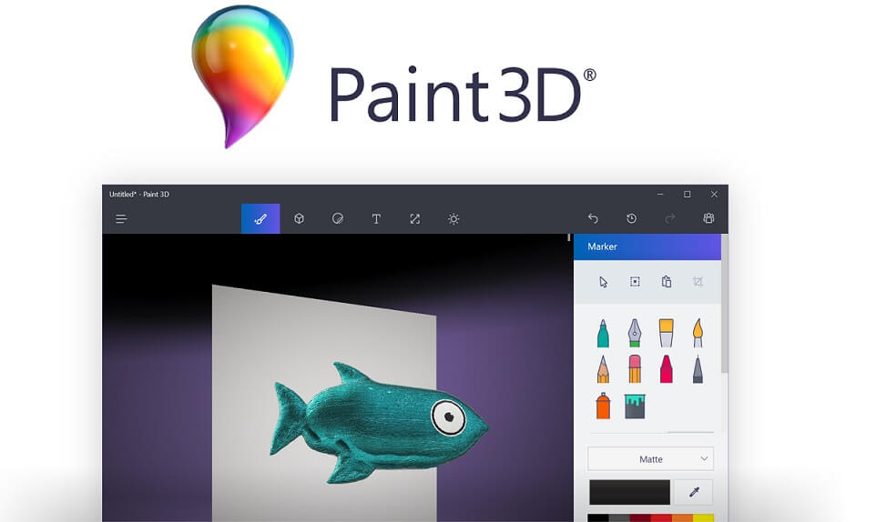 Windows 10 PC 版 Paint 3D