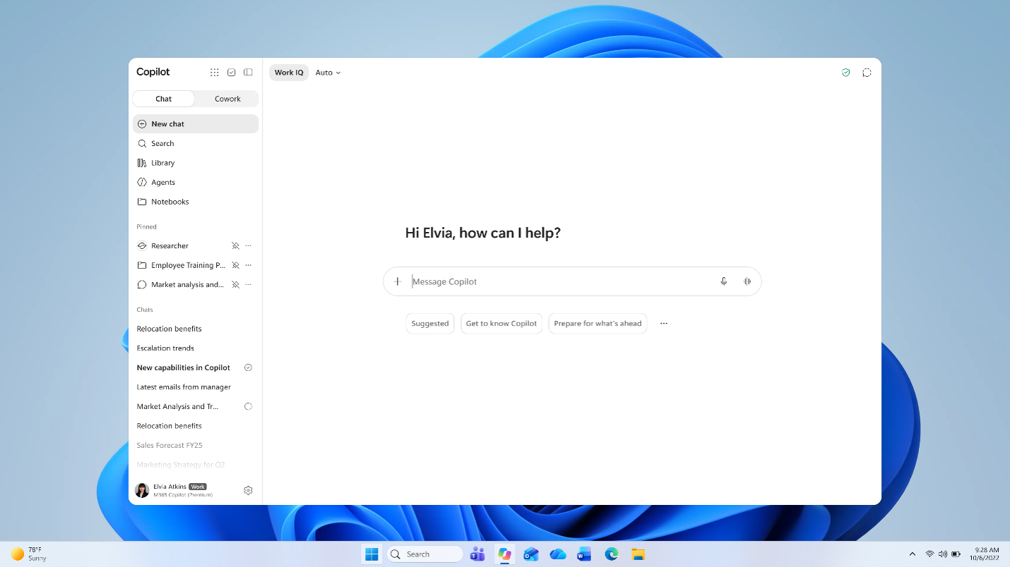取代 Microsoft 365 Copilot 的全新 Microsoft Copilot 应用
