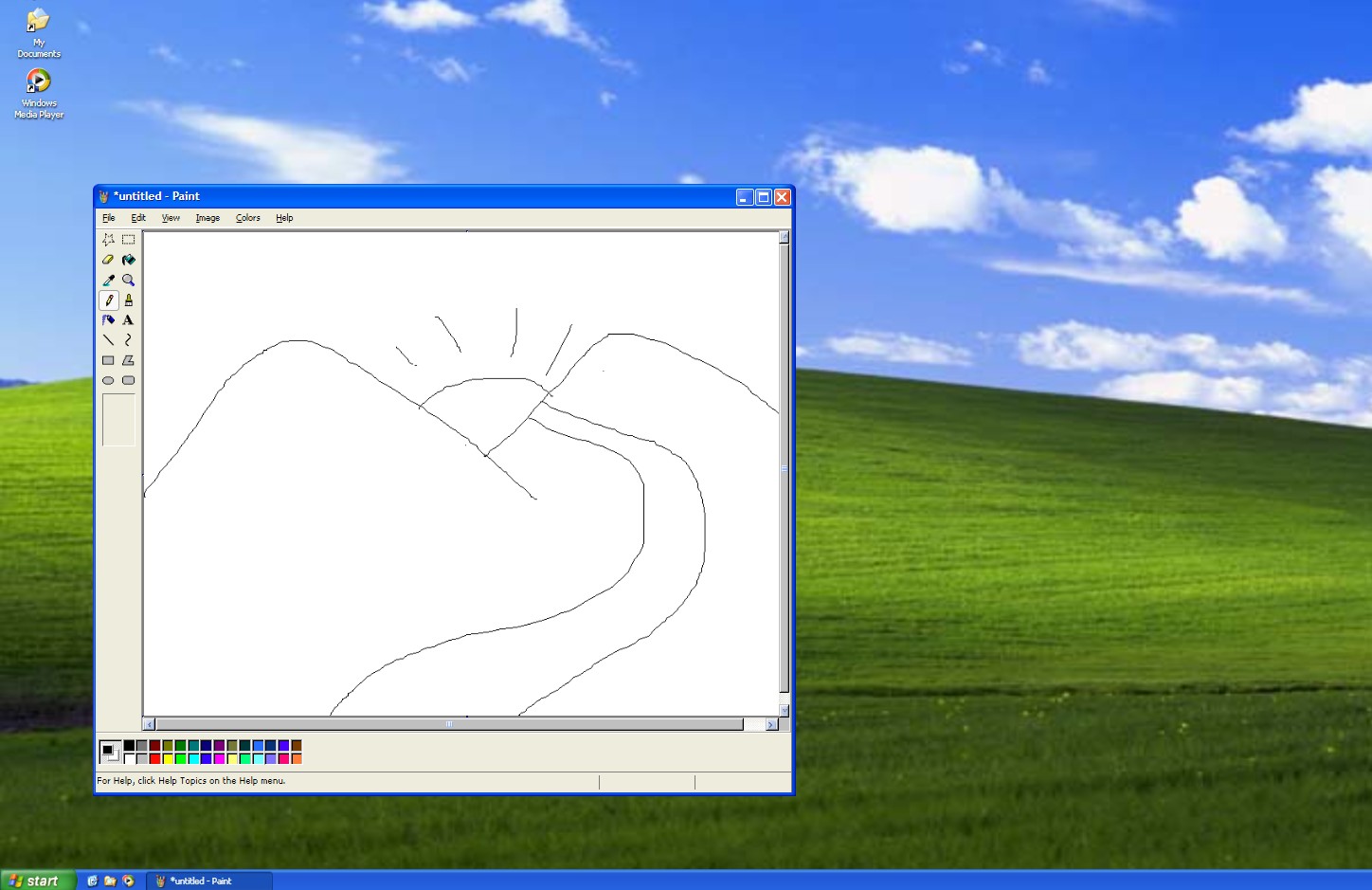 Windows XP 中的画图