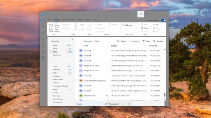 New Outlook with classic theme hands on