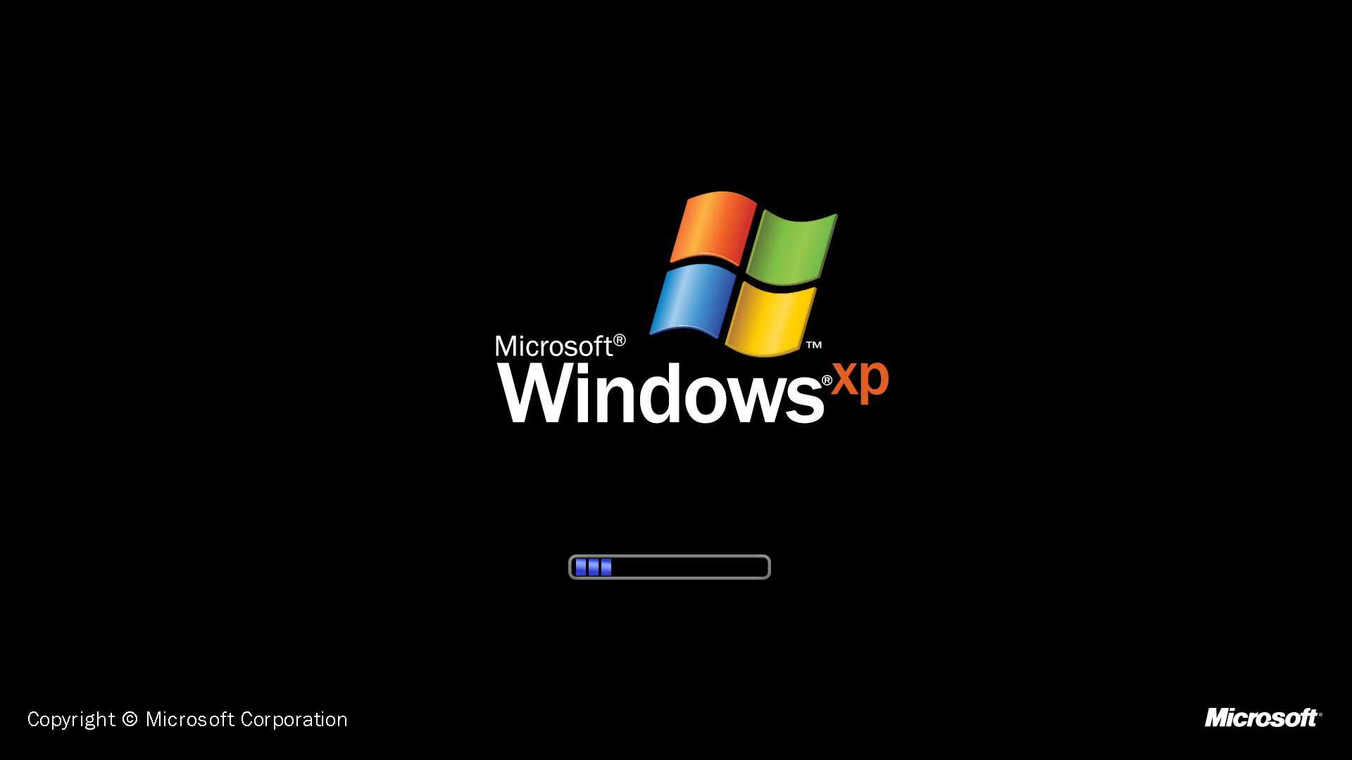 Windows XP 启动动画