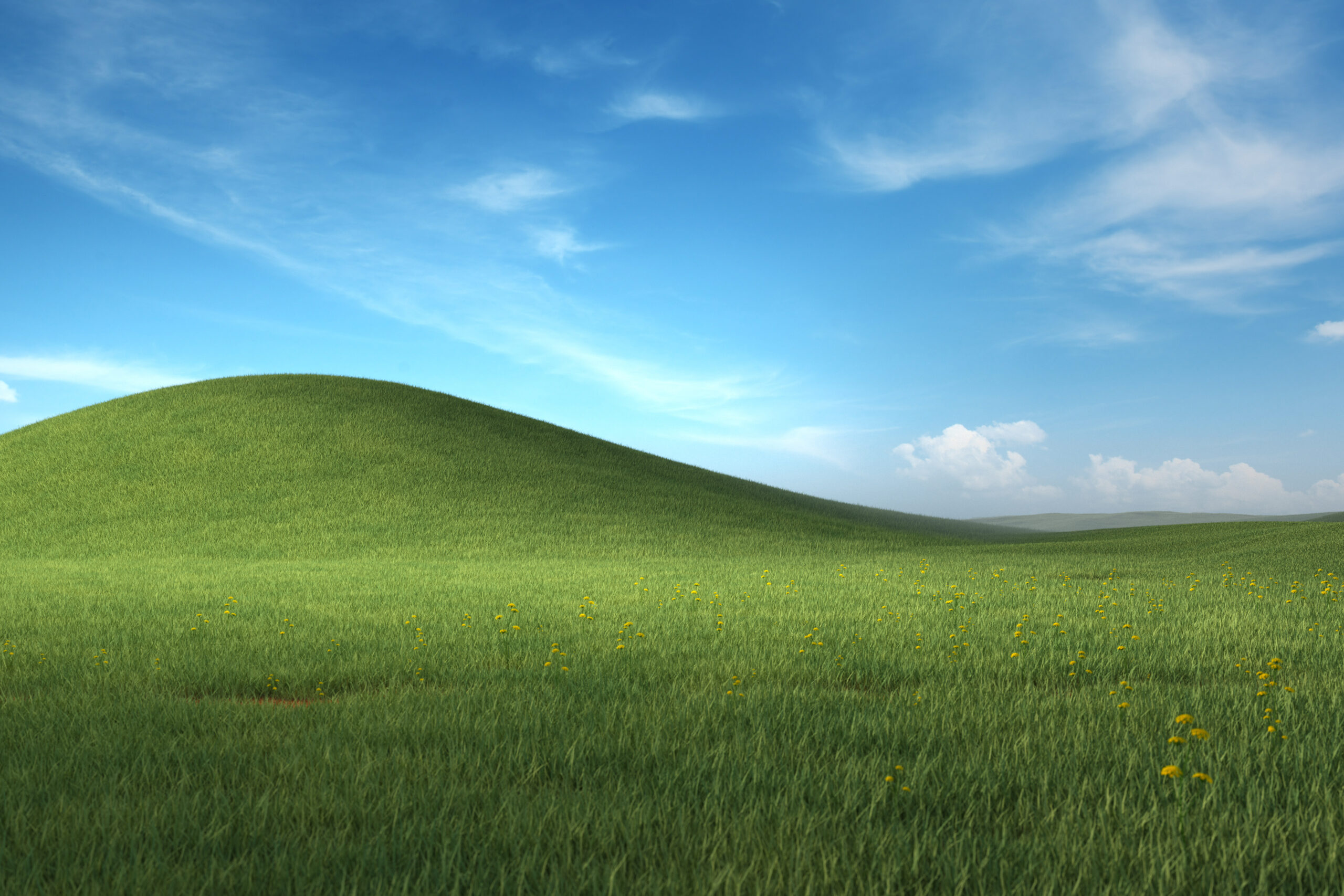 Windows XP Bliss 壁纸 4K